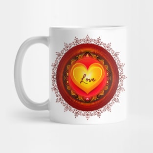 Heart Lovin' Mandala Mug